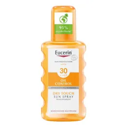 Eucerin Sun Oil Control Body transparentný sprej LSF 30, 200 ml