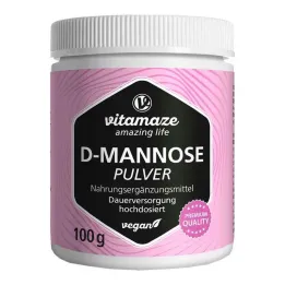 D-Manóza prášok s vysokým dávkovaním vegan, 100 g