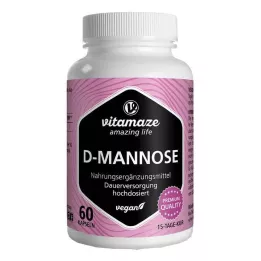 D-MANNOSE HOCHDOSIERT vegánske kapsuly, 60 ks