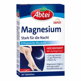 Abbey Magnesium Strong for the Night Depot Tablets, 30 ks