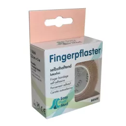 UM EASYPLAST Náplasť na prsty samolepiaca 2,5 cm x 5 m béžová, 1 kus