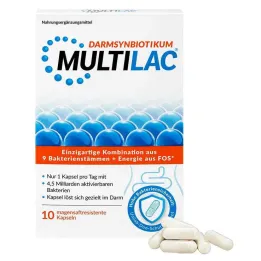 Multilac Synbiotic gastrorezistentné kapsuly, 10 ks