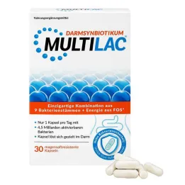Multilac Synbiotic gastrorezistentné kapsuly, 30 ks