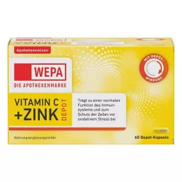 WEPA Vitamín C+Zinkové kapsuly, 60 ks