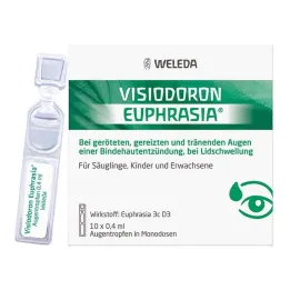Visiodoron Euphrasia očné kvapky v monodávkach, 10X0,4 ml