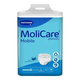Molicare Premium Mobile 6 kvapiek veľkosť L, 14 ks