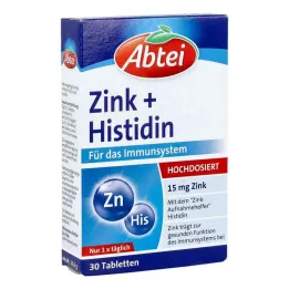 Abbey zinok + histidínové tablety (30 kusov)