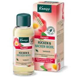 KNEIPP Masážny olej na chrbát &amp; Nádobka na krk, 100 ml