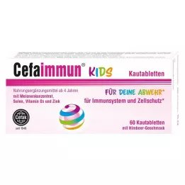 CEFAIMMUN KIDS Žuvacie tablety, 60 ks