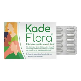 Kadeflora baktérie mliečneho kvasenia s biotínovými kapsulami, 30 kusov
