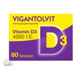 Vigantolvit 4 000 IU tablety vitamínu D3, 60 ks