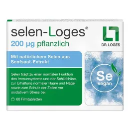 Selenium-Loges 200 µg rastlinné filmom obalené tablety, 60 ks