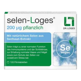 Selen-Loges 200 µg rastlinné filmom obalené tablety, 120 ks