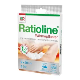 Ratioline vyhrievacie záplaty krk / rameno 9x29 cm, 3 ks
