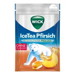WICK Icetea broskyňové sladkosti bez cukru, 72 g