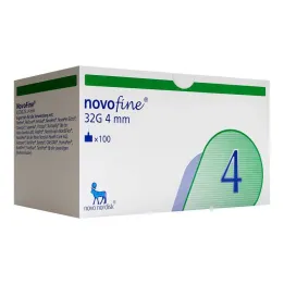 Novofine 4 mm kanyly 0,23 x 0,25 mm 32 G, 100 kusov