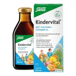 Kindervital s vápnikom + D3 tonikum Salus, 250 ml