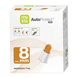 Bezpečnostné ihly na perá Mylife Autoprotect Pro 8 mm 29 G, 100 ks