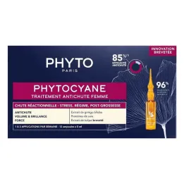 Fytokyánová kúra pre ženy s reakciou vypadávania vlasov, 12X5 ml