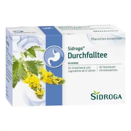 Sidroga čajové filtračné vrecká na hnačku (20 x 1,5 g)