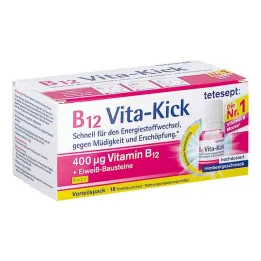 Tetesept B12 Vita-Kick ampulky na pitie 400 µg (18 kusov)