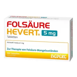 Kyselina listová Hevert 5 mg tablety, 100 ks