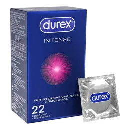 durex® Intense kondómy, 22 ks
