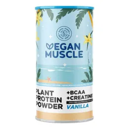 Vegan Muscle Protein Vanilkový proteín + kreatínový prášok (600 g)