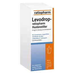 Levodrop-ratiopharm liek na potlačenie kašľa 6 mg / ml roztok, 100 ml