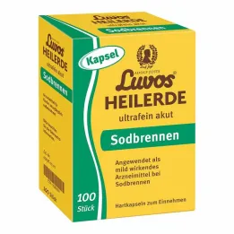 Luvos Healing Clay Ultra jemné kapsuly na akútne pálenie záhy, 100 ks