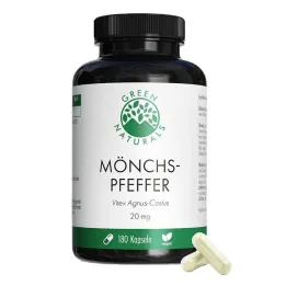 Green Naturals Monks pepper 20 mg vysokodávkové kapsuly, 180 kusov