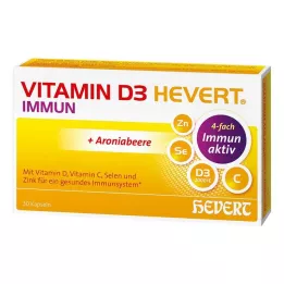 VITAMIN D3 HEVERT Imunitné kapsuly, 30 ks