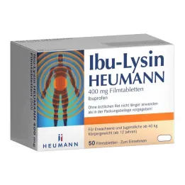 Ibu-Lysine Heumann 400 mg filmom obalené tablety, 50 ks