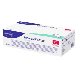 Peha-Soft Latex protect jednorazové vyšetrovacie rukavice nesterilné pf L, 100 ks