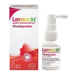Lemocin Flurbiprofen 8,75 mg / dávka Sprej na použitie v ústnej dutine, 15 ml