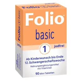 Folio 1 základné bezjódové filmom obalené tablety, 90 ks