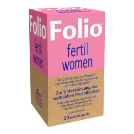 Folio fertil ženy mäkké kapsuly, 30 ks