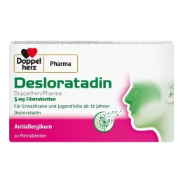 Desloratadine Doppelherzpharma 5 mg filmom obalené tablety, 20 ks