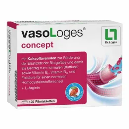 Vasologes concept filmom obalené tablety, 120 ks