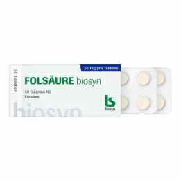 Kyselina listová Biosyn tablety, 50 ks