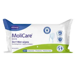 Molicare Skin 3v1 vlhčené obrúsky, 30 ks