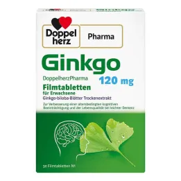 Ginkgo DoppelherzPharma 120 mg filmom obalené tablety, 30 ks