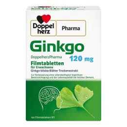 Ginkgo DoppelherzPharma 120 mg filmom obalené tablety, 120 ks