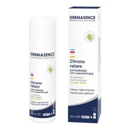 DERMASENCE Chrono retare active.VIT-C nočná starostlivosť, 50 ml