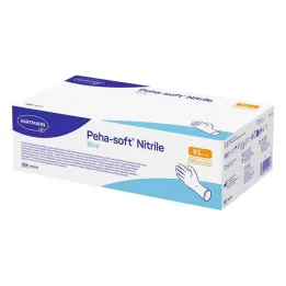 Peha-Soft nitrilové modré vyšetrovacie rukavice nesterilné pf XS, 150 kusov