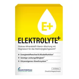 Elektrolyty + granulát na prípravu perorálnej suspenzie tyčinky, 20 ks