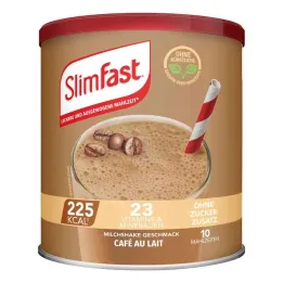 SLIM FAST Powder Cafe au Lait 365 g Prášok, 365 g