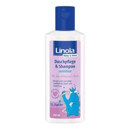 Linola Baby &amp; Detská sprchová starostlivosť &amp; Šampón Sensitive (200 ml)