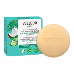 Weleda tuhý šampón vlhkosť &amp; lesk, 50 g