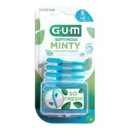 GUM SOFT-PICKS MINTY malý, 40 kusov